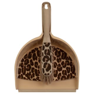 House Proud Dustpan & Brush - Leopard Print