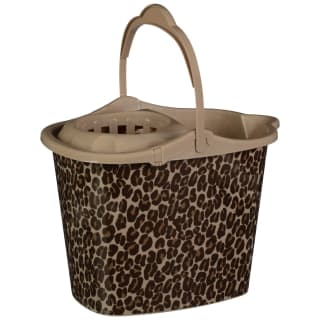 House Proud Printed Mop Bucket 15L - Leopard Print