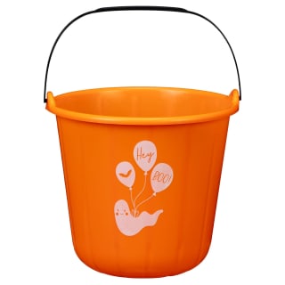 Small Halloween Treat Bucket - Orange