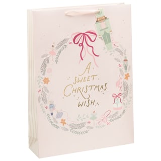 Sweet Snowfall XL Gift Bag - Sweet Christmas Wish