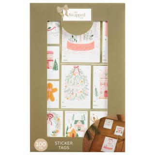 Sweet Snowfall Sticker Tags 100pk