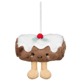 Season of Cheer Plush Tree Decoration - Yule Log