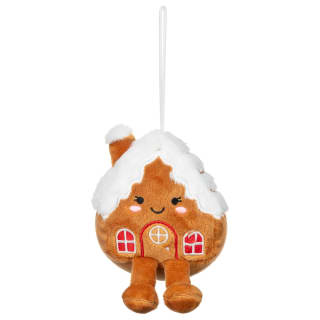 Season of Cheer Plush Tree Decoration - Gingerbread House