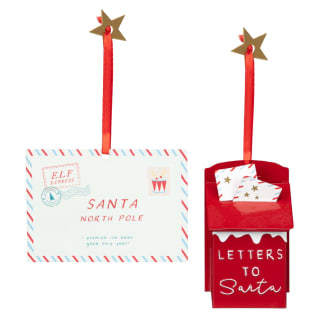 Merry Making Letters to Santa and Red Postbox 2pk