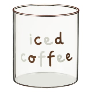 Iced Coffee Slogan Tumbler