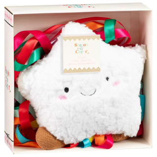 Season of Cheer Plush Star Tree Topper with Streamers