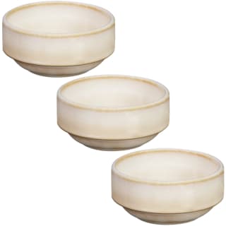 Home Reactive Dip Bowls 3pk - Natural