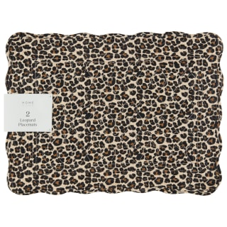 Home Leopard Placemats 2pk