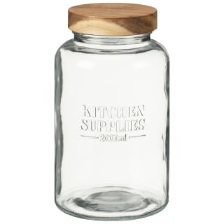 'Kitchen Supplies' Glass Jar 2L