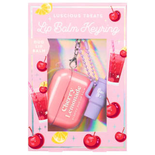 Luscious Treats Lip Balm Keyring - Pink