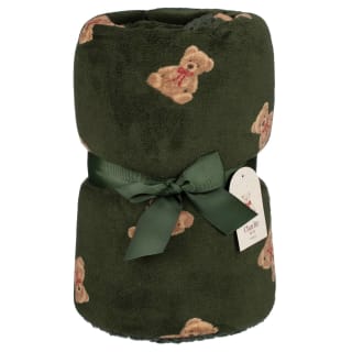 Charlie the Bear Throw - Green