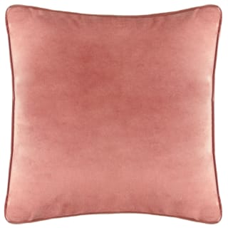 Cosy Luxe Cotton Velvet Cushion - Blush