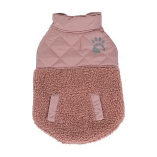 Small Dog Fleece Hybrid Coat - Pink