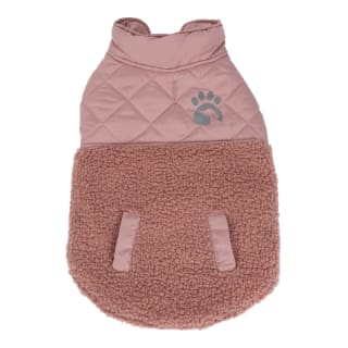 Medium Dog Fleece Hybrid Coat - Pink