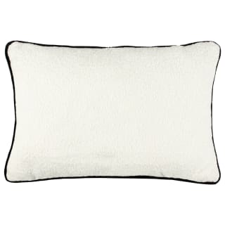 Cocoon Boucle Cushion with Black Piping