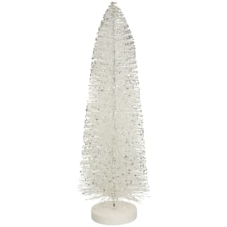 Iridescent Tipped White Bristle Tree 82cm