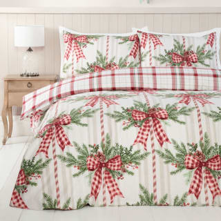 Check Bow Duvet Set - King
