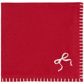437419--2pk-red-bow-fabric-napkins