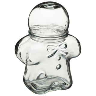 Glass Gingerbread Jar - Large