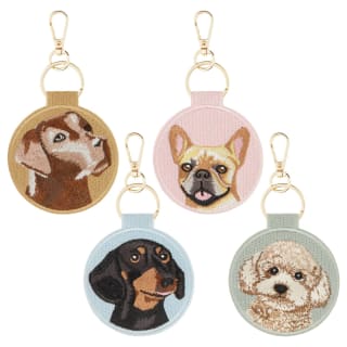 437549-dog-embroided-key-chain-group