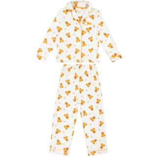 Ladies' Teddy Pumpkin Fleece Pyjamas