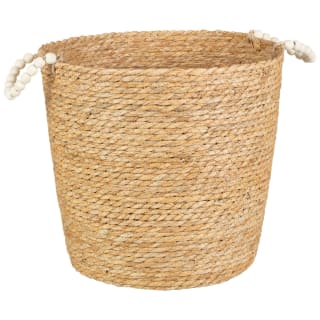 Seagrass Basket with Beaded Handles