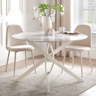 Marble Round Dining Table