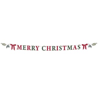 Celebrate Party Co. Traditional 'Merry Christmas' Banner