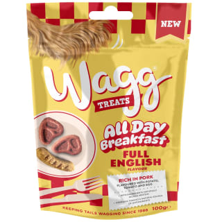 Wagg All Day Breakfast Dog Treats 100g - Full English