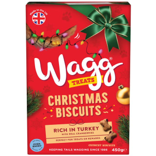 Wagg Christmas Biscuits Dog Treats 450g