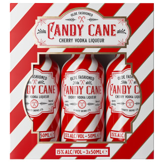 Candy Cane Cherry Vodka Liqueur Gift Set 3 x 50ml