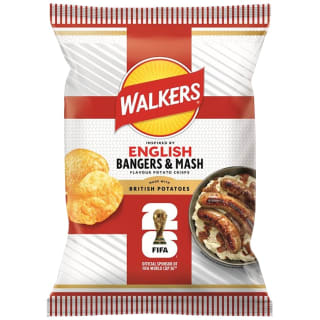 Walkers Bangers & Mash Crisps 150g