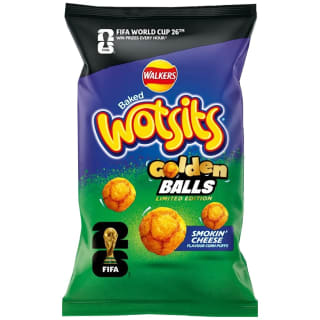 Walkers Wotsits Golden Balls Edition 130g - Smokin' Cheese