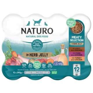 Naturo Poultry Selection Natural Dog Food 12pk - Herb Jelly