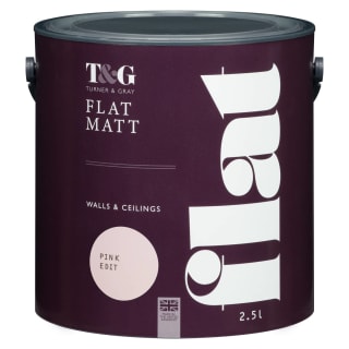 Turner & Gray Flat Matt Paint 2.5L - Pink Edit