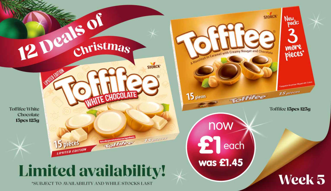 Week 5 12 Deals of Christmas at B&M. footer.