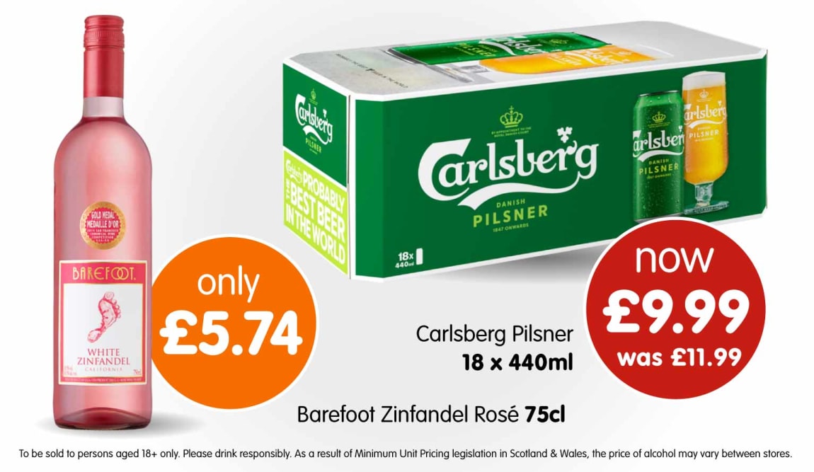 B&M Alcohol Deals.
