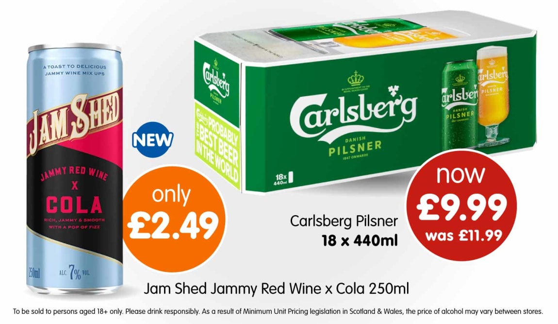 B&M Alcohol Offers.