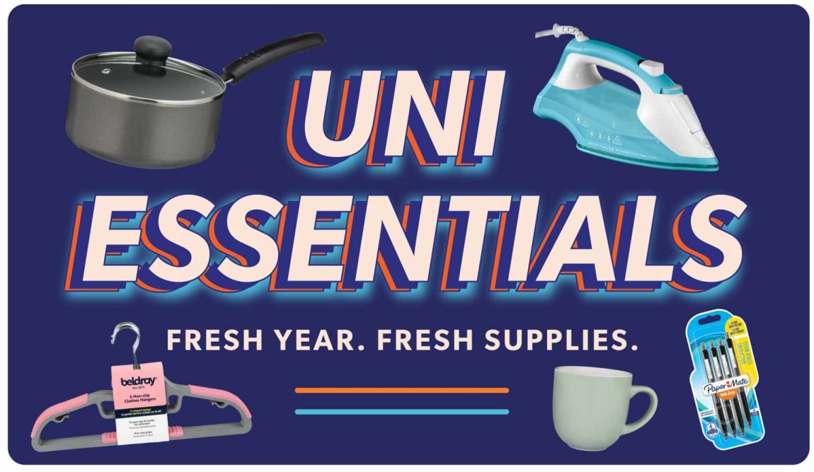 Shop Student Essentials at B&M.