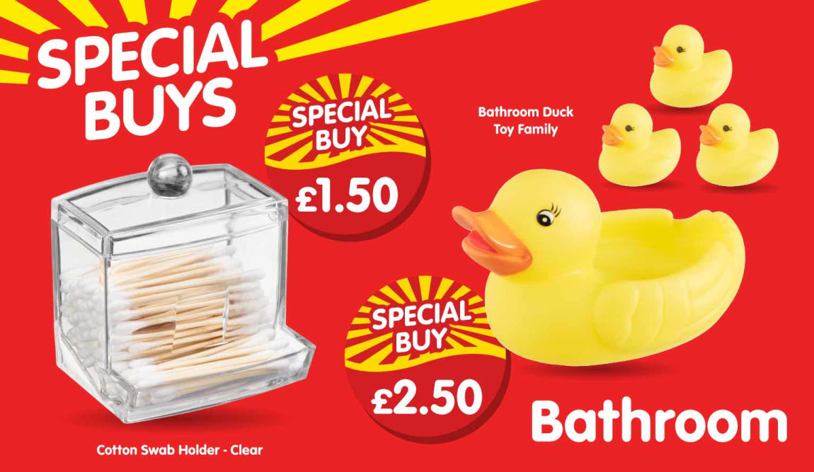 B&M Bathroom Specialbuys.