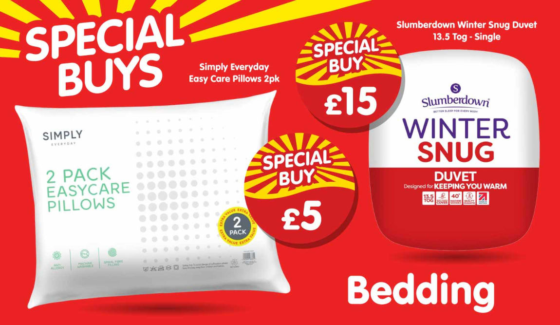 B&M Bedding Specialbuys.