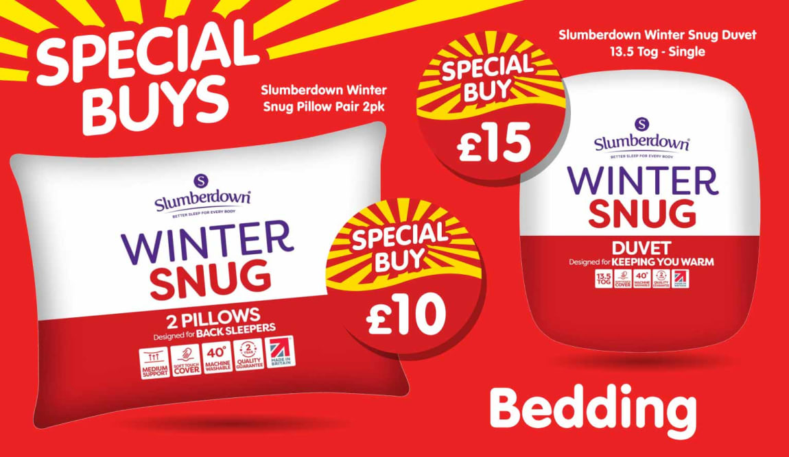 B&M Bedding Specialbuys.