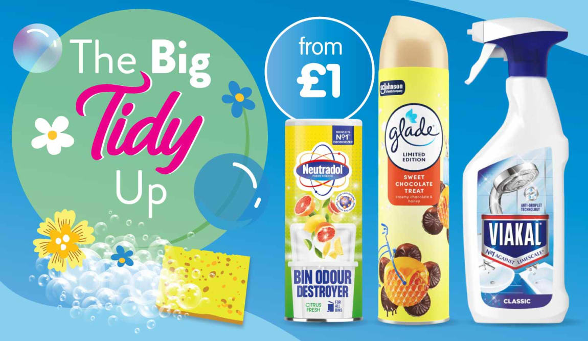 The Big Tidy Up at B&M.