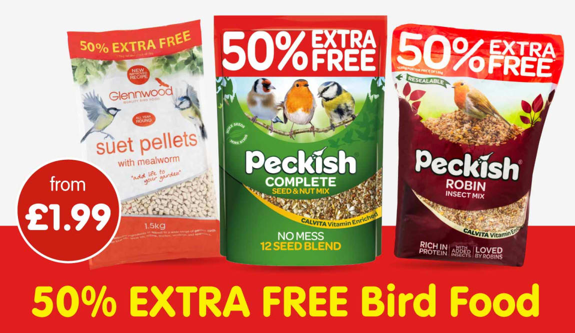 Wild Bird Feed at B&M. Footer.