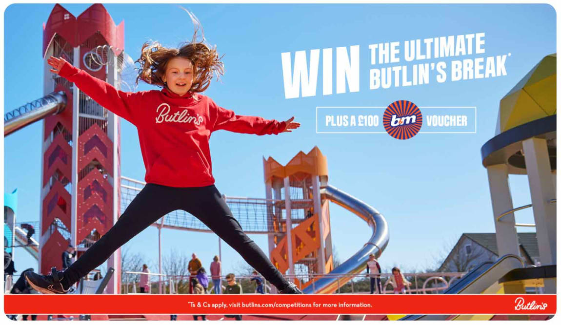 Win Butlins break with B&M.