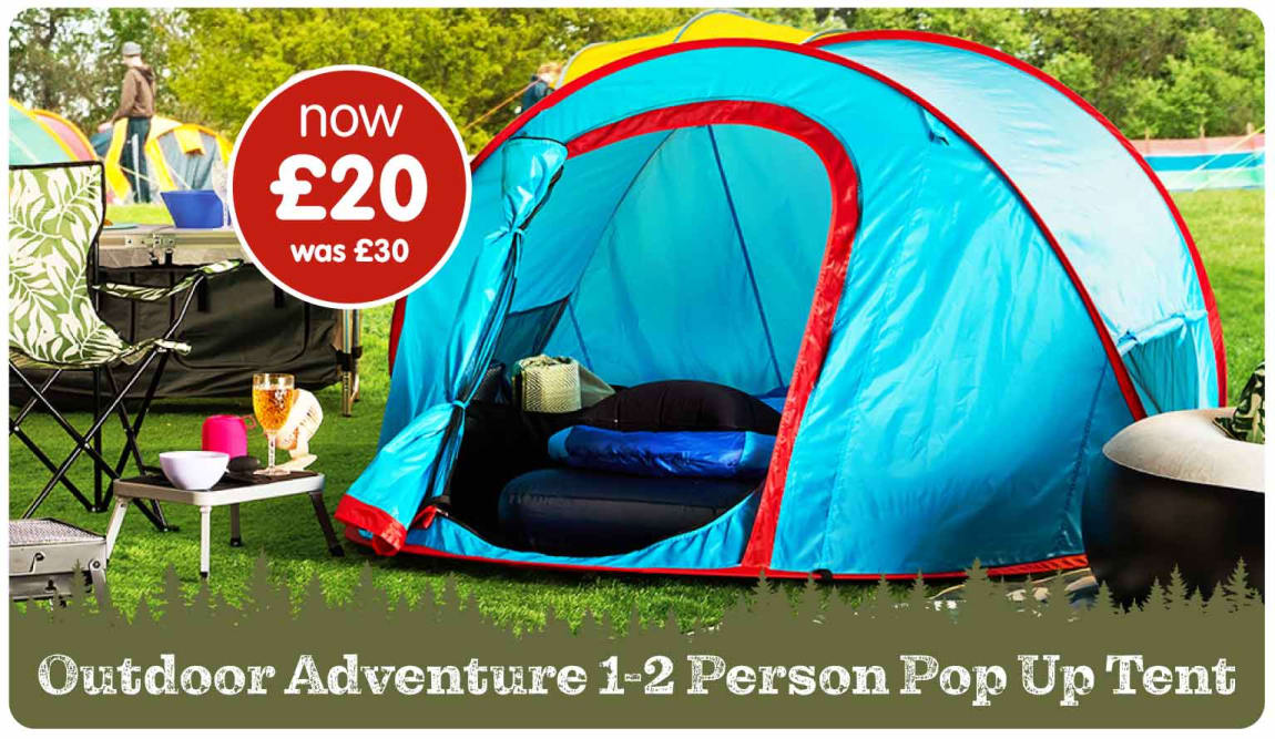 Camping at B&M.