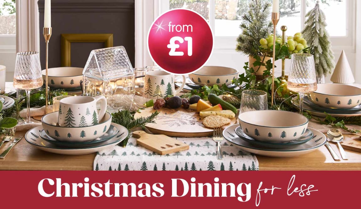 Christmas Dining at B&M. Footer.