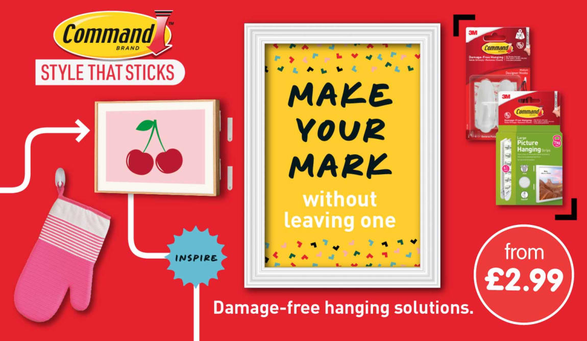 Save on Command at B&M.