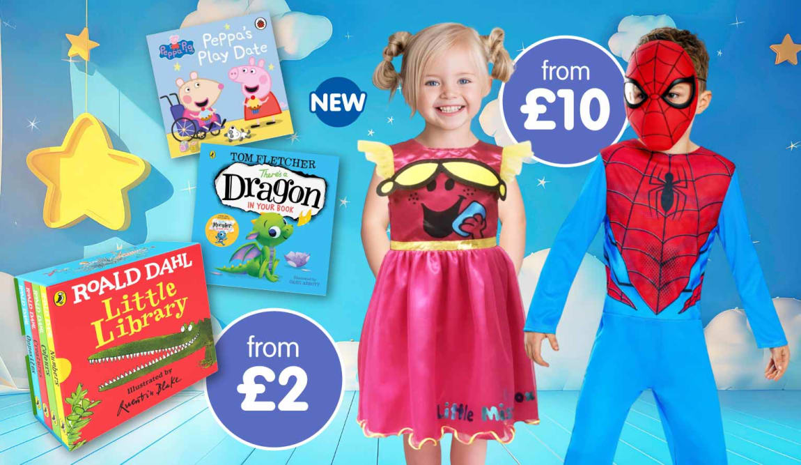 Costumes & Books at B&M.