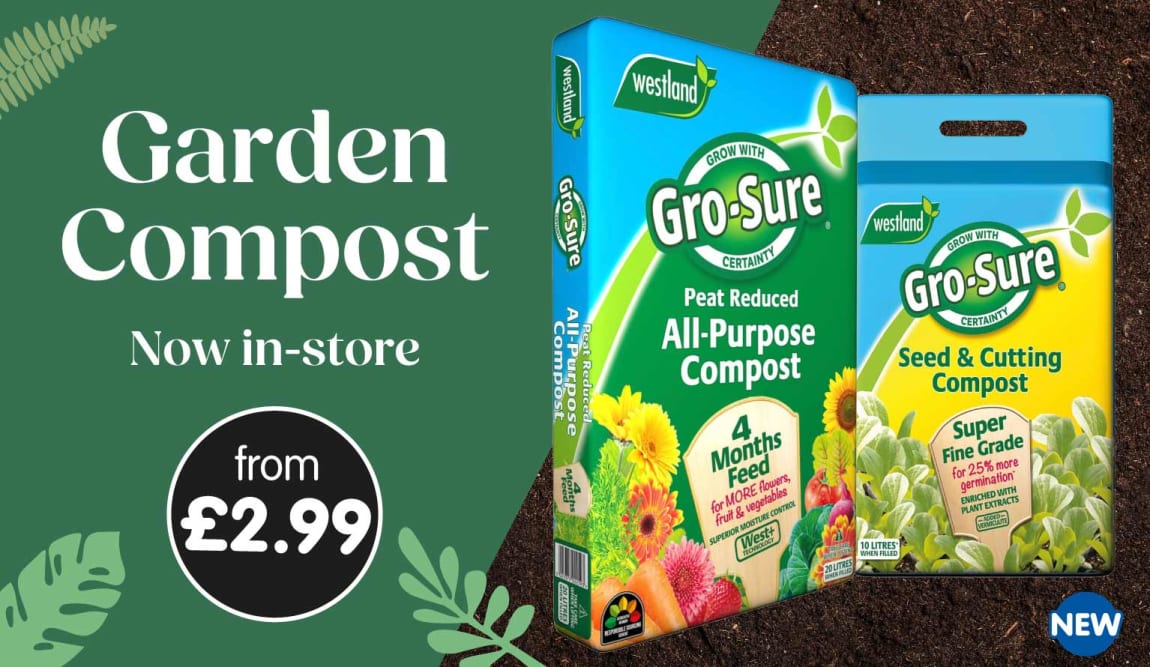 Save on Compost at B&M.